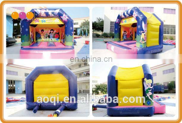 AOQI popular fairy inflatable jumping bouncer party decoration inflatable bounce house for sale