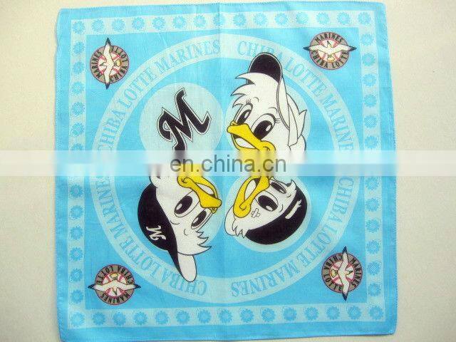 beautiful design for children's printed cotton handkerchief