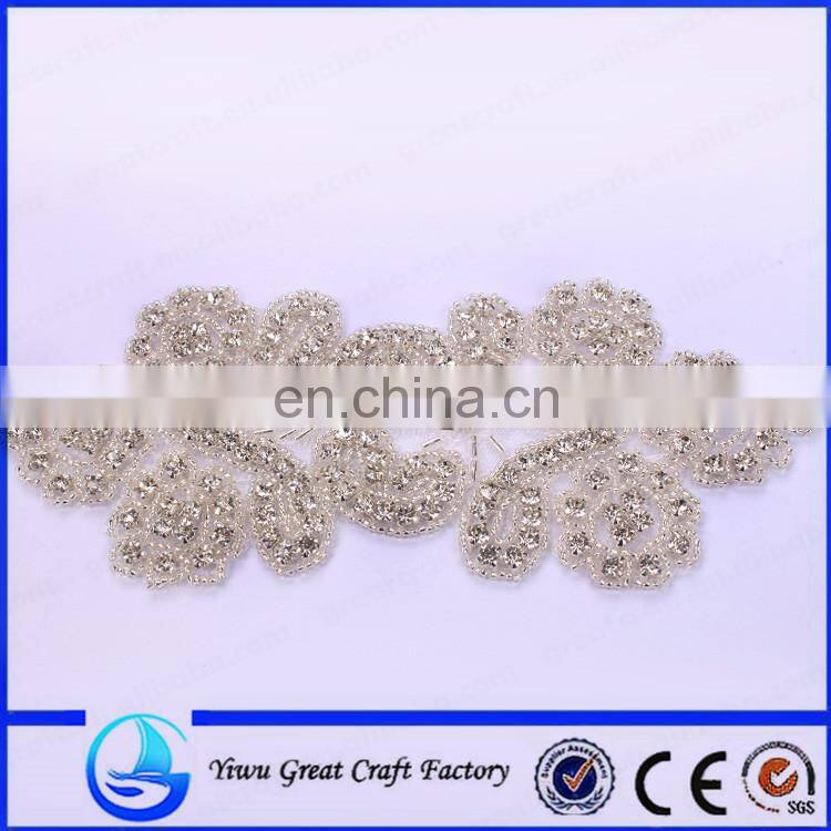 New luxury bride hair brides with rhinestone jewelry, wedding dress l accessories