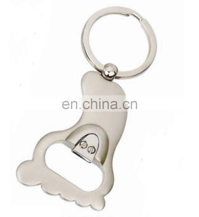 2014 new design zinc alloy souvenir custom logo alaska botttle opener keychain