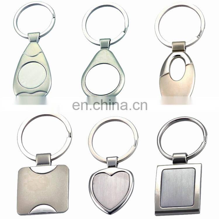 Souvenirs promotional zinc alloy silver color custom metal bottle opener keychain