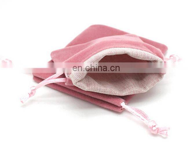 No MOQ custom velvet pouch bag with custom logo printed as custom velvet jewelry bag