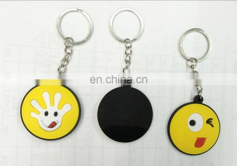 new developed 36 styles soft PVC emoji keychains
