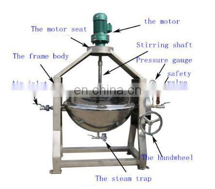 Large capacity rice meat vegetable curry jam cooking pot