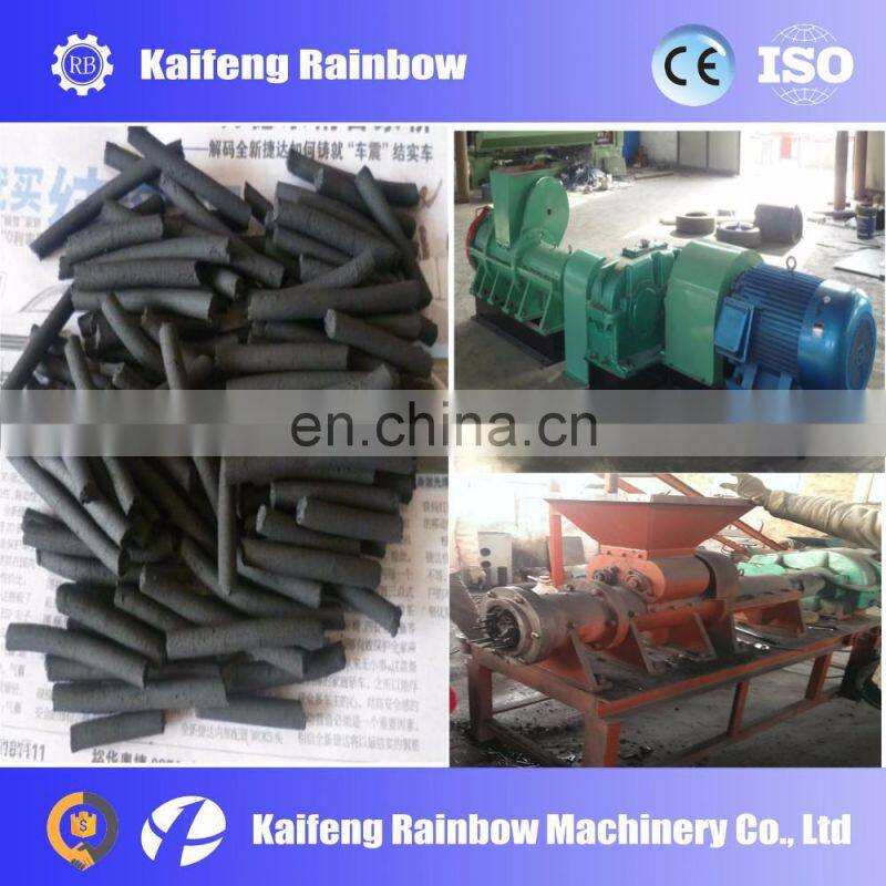 Automatic Sliver Charcoal Powder Briquette Extruding Machine with high quality