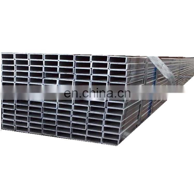 custom-made galvanized square pipe, gi steel square and rectangular tube en10219, erw structural square steel tube