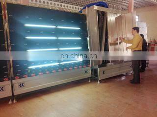 Glass washing machine for construction building use