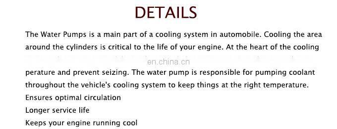 Car Parts 161A0-29015 Auto Parts Engine Cooling Auxiliary Additional Water pump For TOYOTA PRIUS