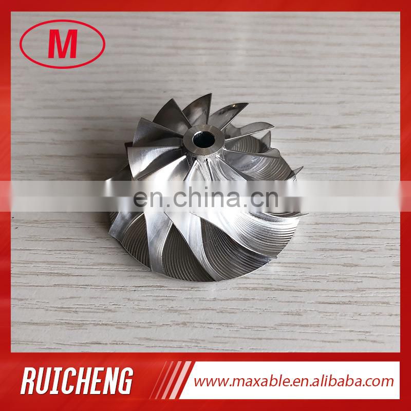 RHF5 36.60/52.50mm 11+0 blades turbo turbocharger aluminum 2618/milling/billet compressor wheel for VJ26