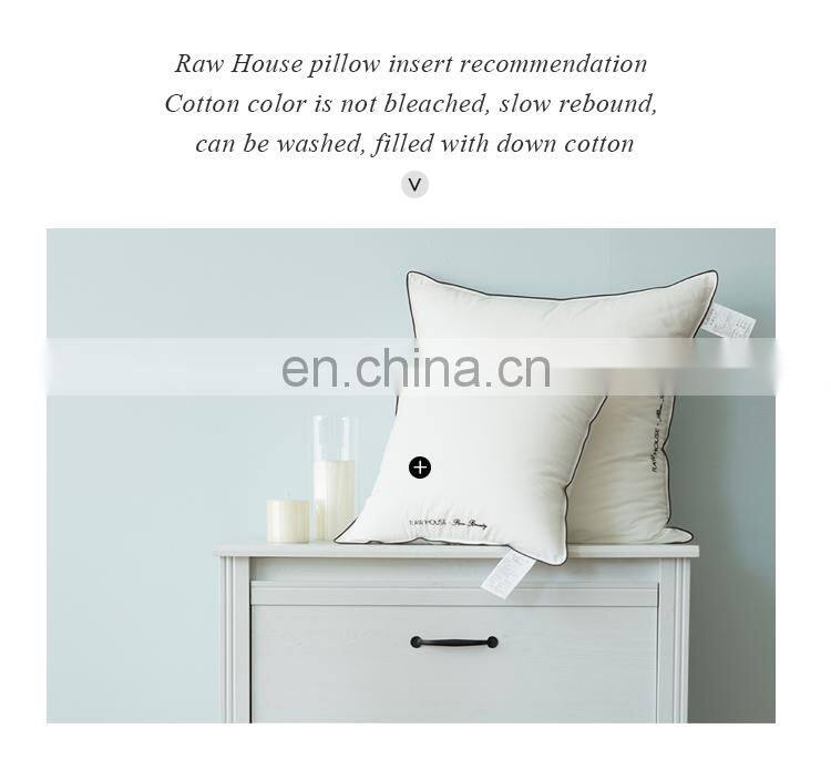 RAWHOUSE low Moq custom cushion covers solid velvet cushion cover