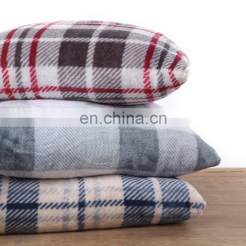 Top Quality Plush Fleece Magic Multi-function Cushion Pillow Blanket Travel Blanket 2 in 1 blanket pillow set