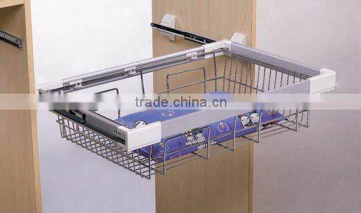 SS wardrobe pull out basket