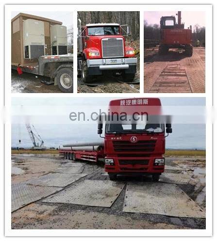 Ground HDPE Stabilisation Mats for Crane operation plastic panels for road ground protection mats