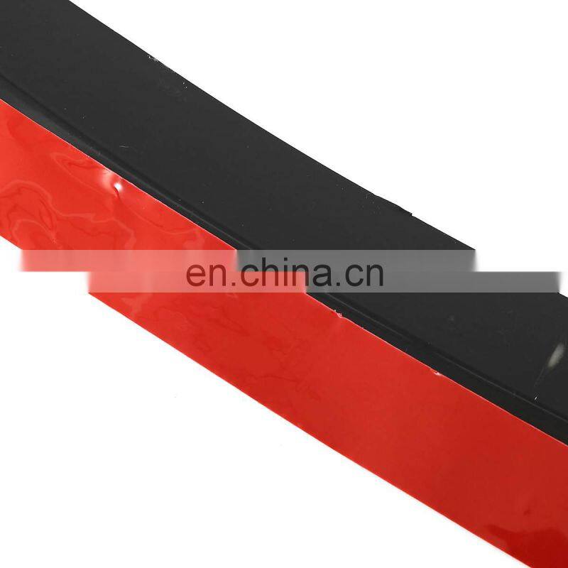 ABS Plastic Glossy Painted Black Rear Window Roof Spoiler Sun Rain Shade Vent Visor Lip For Volkswagen Scirocco 2015 2016+