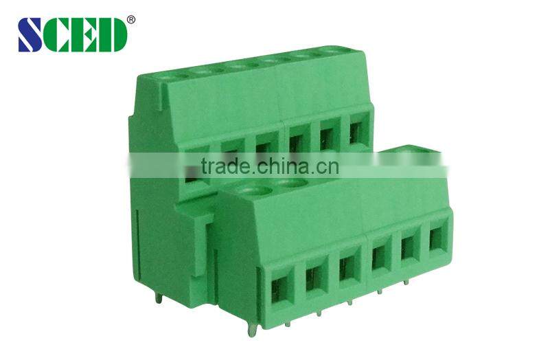 Electrical Screw Clamp Terminal Block Plastic Euro Terminal Connectors