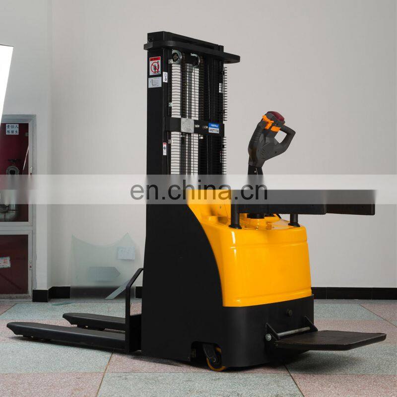 Electric reach stacker multi-value control Hot Sale Electric Pallet Stacker Truck 1500kg 2000kg Forklift