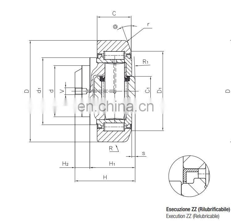 MR 0041 Composite forklift roller bearings MR0041