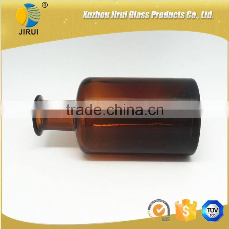 240ml amber color diffuser aroma glass bottles with wooden cork