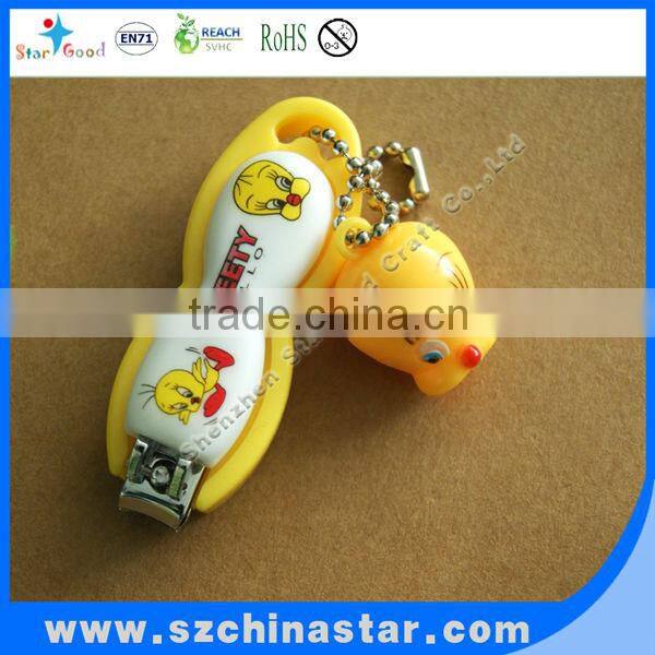 Mini and yellow duck shaped nail clipper