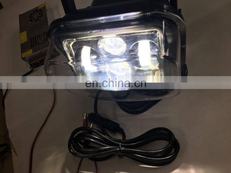 LED528 wireless remote control lignt search led light lamp Convex lens and round lens 360 around 120 Up 120 down LANTSUN