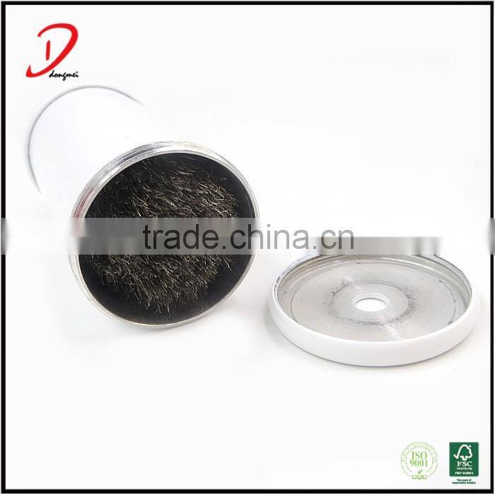 white protable travel shaving brush,removeable pure badger hair shaving brush