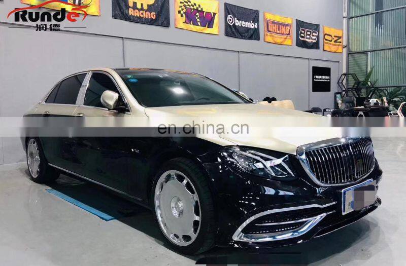 RUNDE W213 Fashionable MABAH Style Car Bumper Car Full Bodykits for 2016-2020 Mercedes BENZ W213