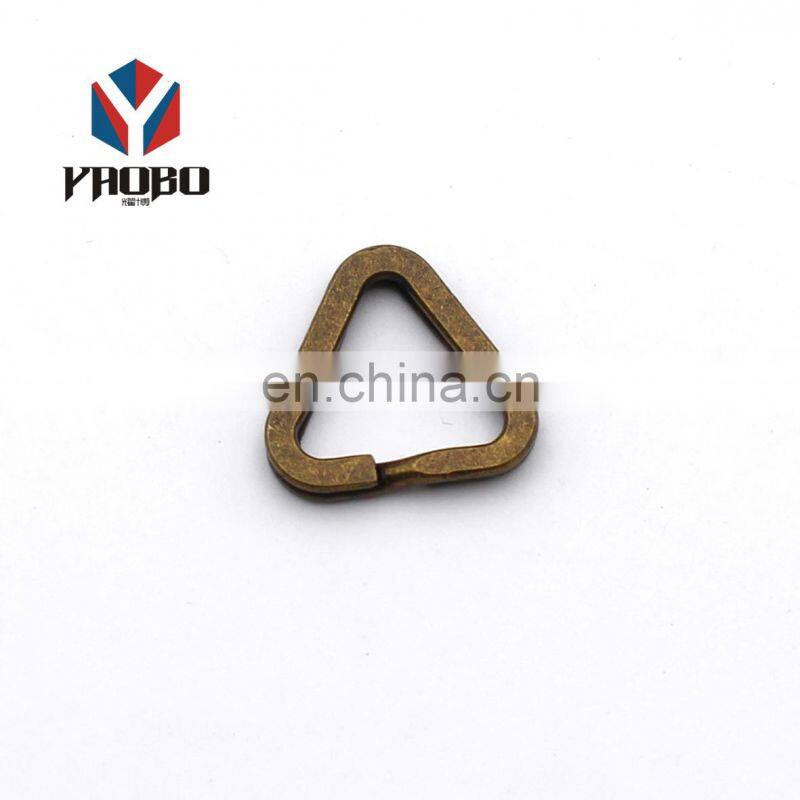 Good Reputation Accessories Chain Triangle Shape Metal Key Split Ring For Gift