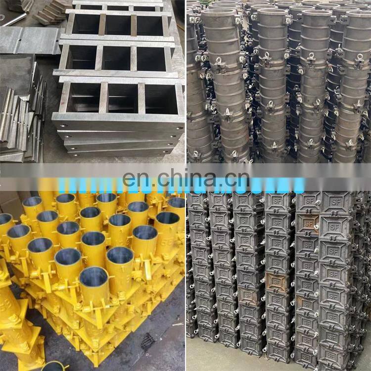 High Quality 100 150 mm Plastic Cast Iron Steel Concrete Cube Test Mould With Factory price