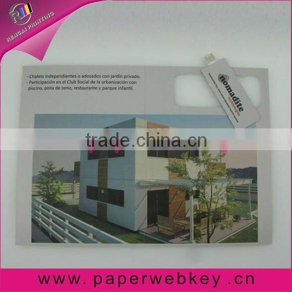 2014 hot sale custom made decorative greeting card