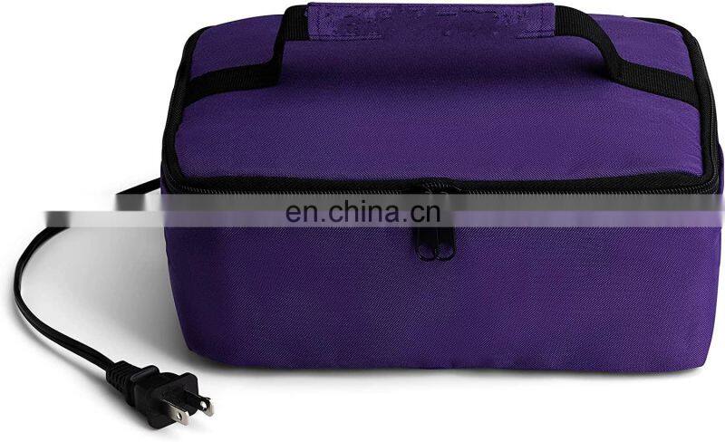 Portable 12V Heating Lunch Bag Portable Food Box for Food Warming With DC Adapter