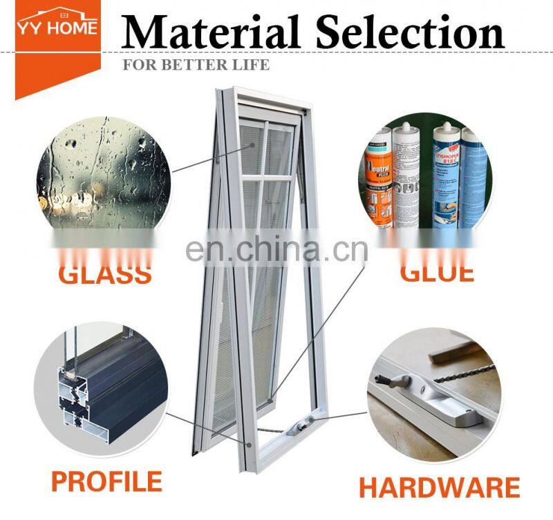 Aluminum Replacement Doors double glazed aluminium awning window for apartment use