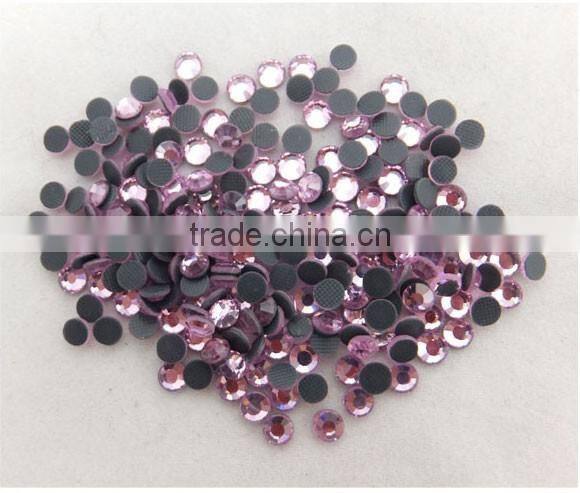 2mm-8mm Top Quality Deep Purple Iron on Rhinestone