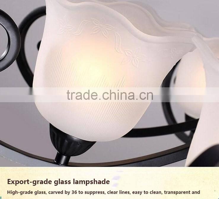 2016 new wrought iron candle chandelier