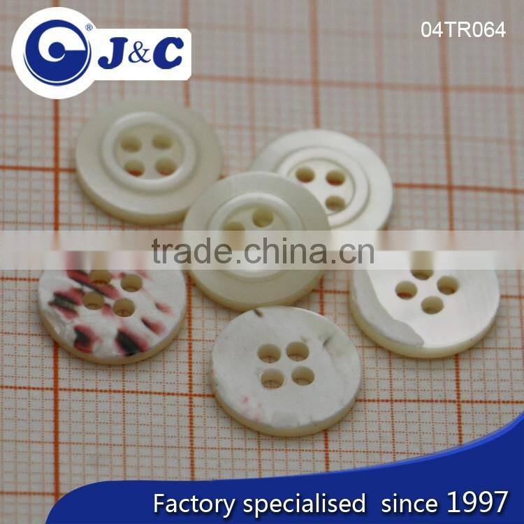 J&C 4 holes Trocas shell buttons for fashion shirt.TR063,064