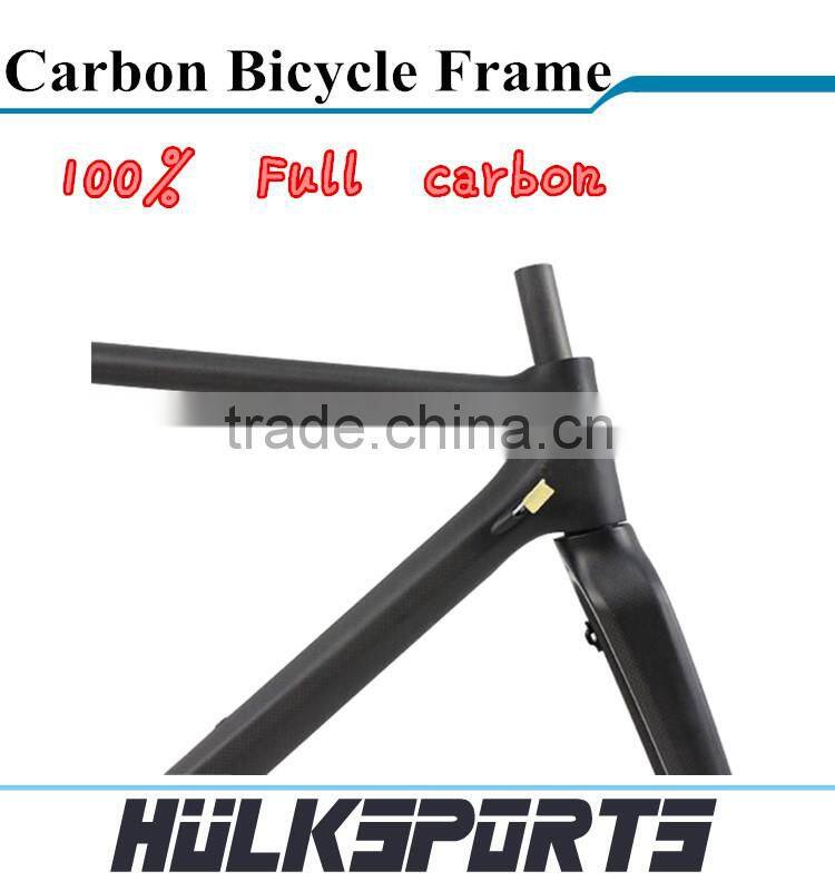 Toray T700 full road bike frame Cyclocross bicycle frame Full carbon road bike frameset 700C carbon frame and fork