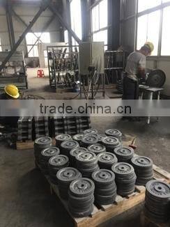 Cast Iron Tri-Grip Olympic Plate Weight Lifting