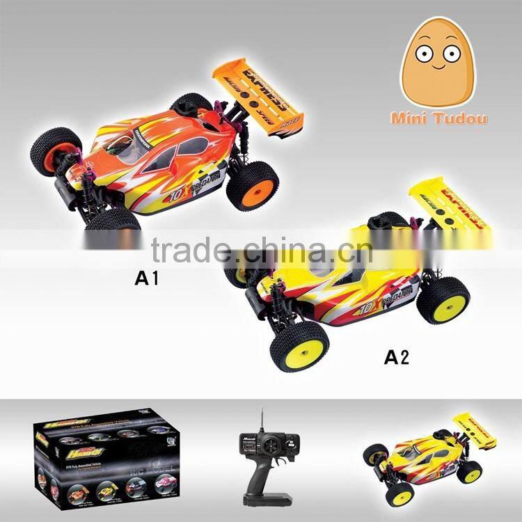 Mini Tudou MT-HQ716 27mHz 1:10 Scale Four-Wheel Drive High Speed 50 km/h Remote Control Off-Road Power Nitro Rc Car