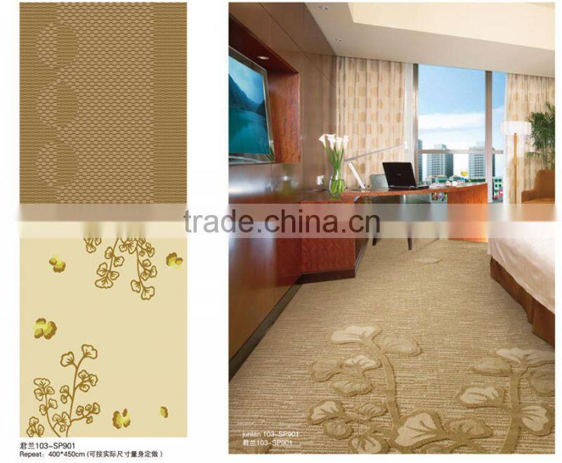 Hotel Carpet Machine Made Wall To Wall Polypropylene Tufted Carpet