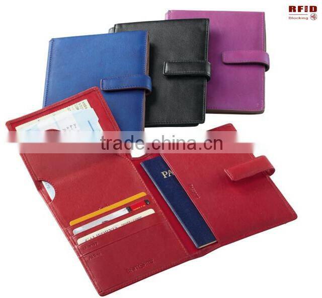 Travel RFID Blocking Passport-ticket wallet