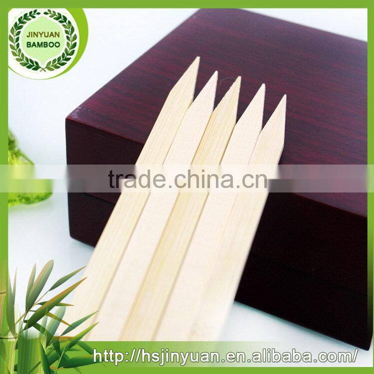 2016 Hot new super quality popular flat bamboo skewer in stocked