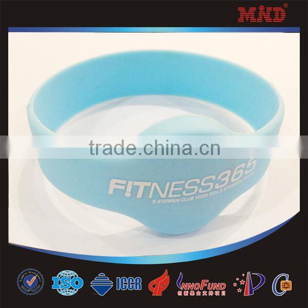 MDW411RFID silicone Wristband/electronic identification Bracelet waterproof