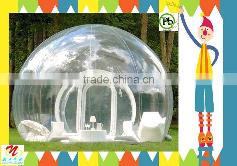 Inflatable transparent tent with door, inflatable rentals,inflatable tents