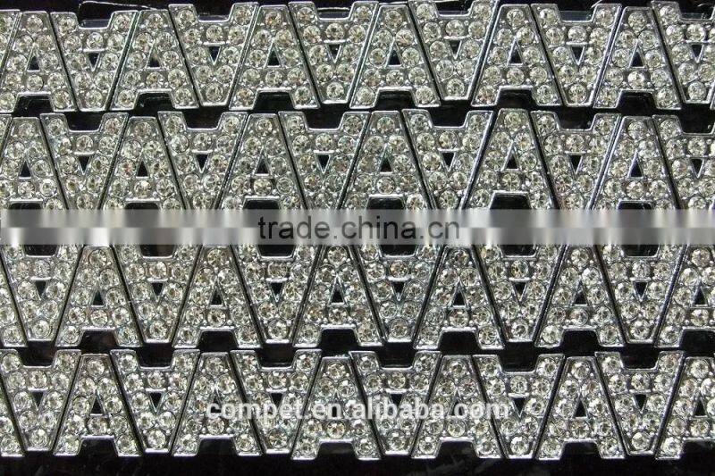 DIY 10mm Rhinestone Slide Letters