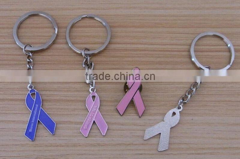 Hong Kong's Victoria harbor metal keychain custom keyring