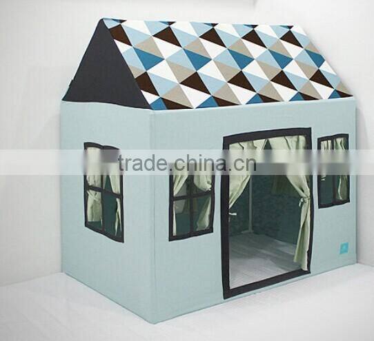 Princess Yellow grid dream teepee play tent cat tent dog tent kids house kids teepee wood teepee