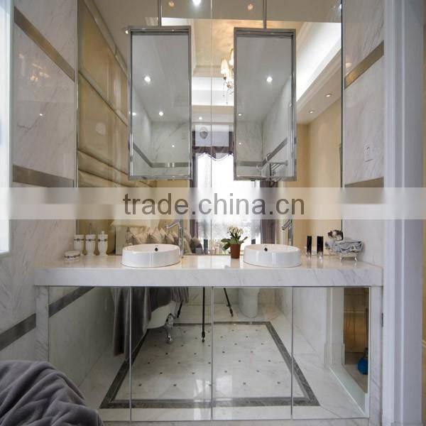 High quality 4mm Alu mirror with back vinyl