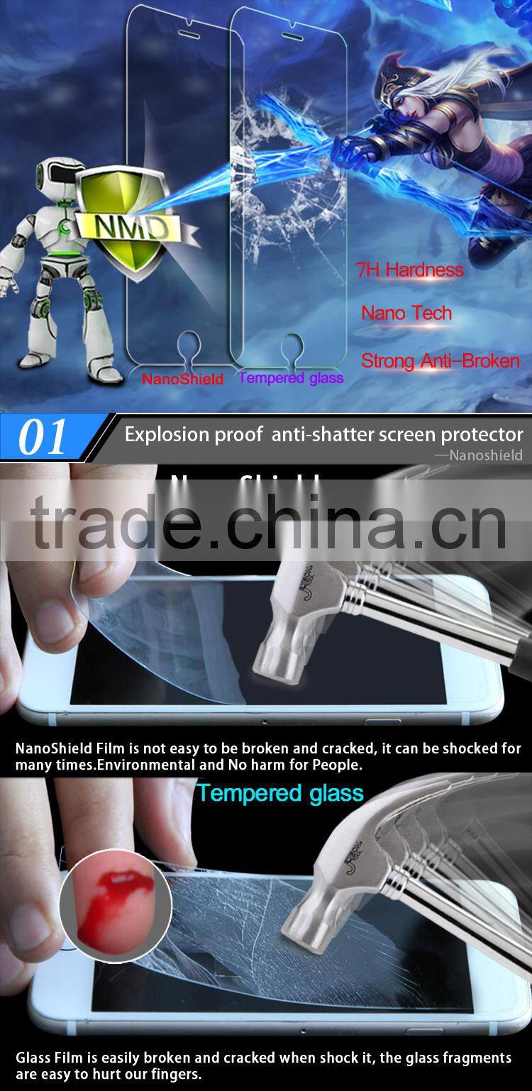 New nano-tech anti-broken screen protective film for Samsung Galaxy Grand Prime anti scratch screen protector hardness 6-7H