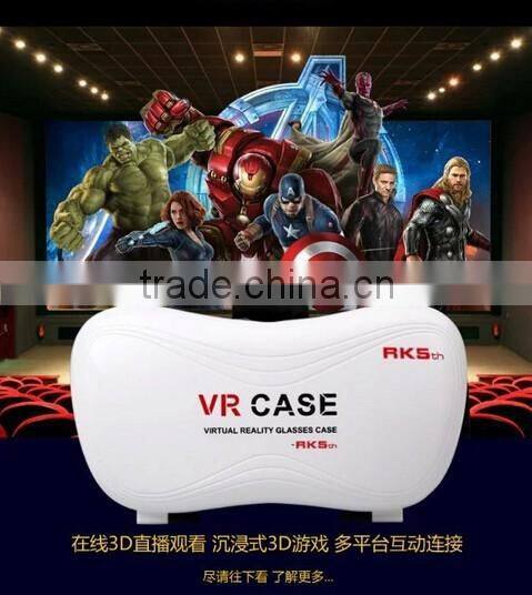 Fifth Generation3D VR Case Virtual Reality Glasses Fit for IOS, Android phones Series within 4.7~6.0 inches