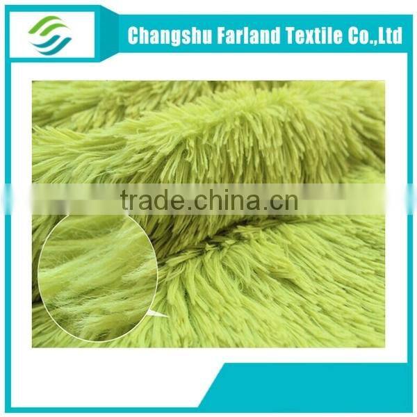 long pile plush fabric for rug