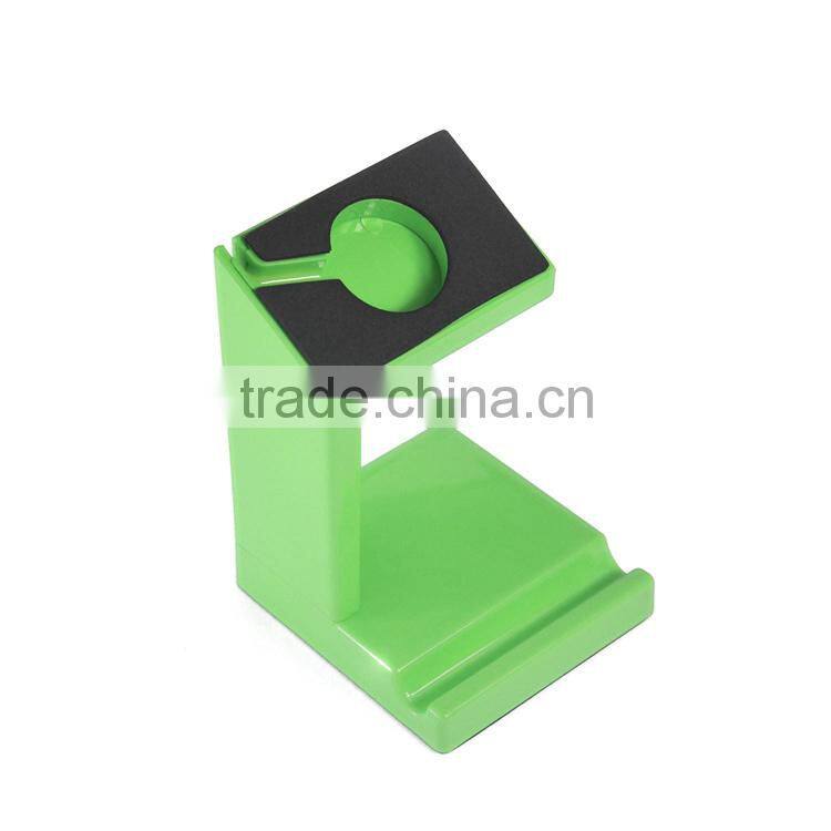 Colorful 2 in 1 plastic Charging Dock for apple watch